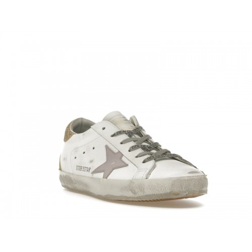 Golden Goose Superstar White Lilac Platinum (W) - женская сетка размеров