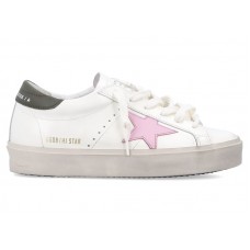 Женские Golden Goose Hi Star White Pink Silver (W)
