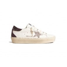 Женские Golden Goose Hi-Star White Silver Grey Glitter (W)