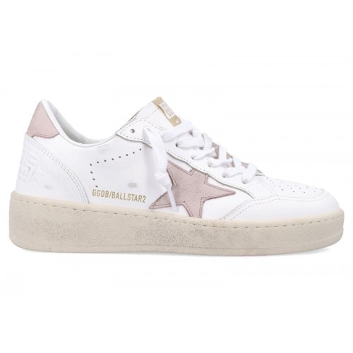 Golden Goose Ball Star 2 White Pink (W) - женская сетка размеров
