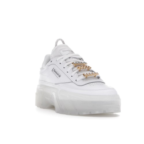 Кроссы Reebok Club C Cardi B Footwear White (W) - женская сетка размеров