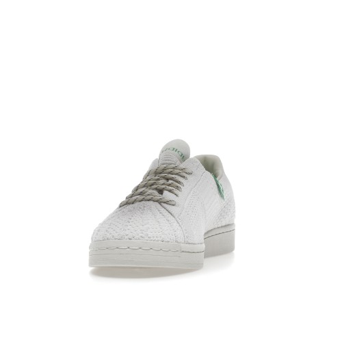 Кроссы adidas Superstar Primeknit Pharrell White - мужская сетка размеров