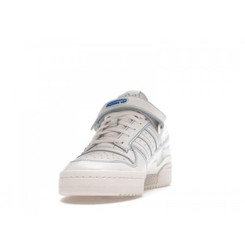 Кроссы adidas Forum Low Off White Blue Bird - мужская сетка размеров