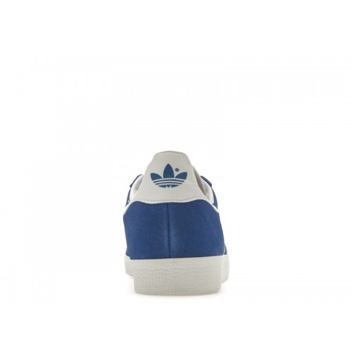 Кроссы adidas Gazelle Blue Cloud White Gold Metallic - мужская сетка размеров