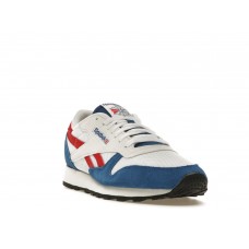 Reebok Classic Leather Make It Yours White Vector Red Blue