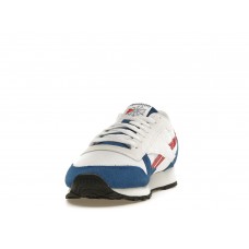 Reebok Classic Leather Make It Yours White Vector Red Blue