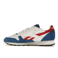 Reebok Classic Leather Make It Yours White Vector Red Blue