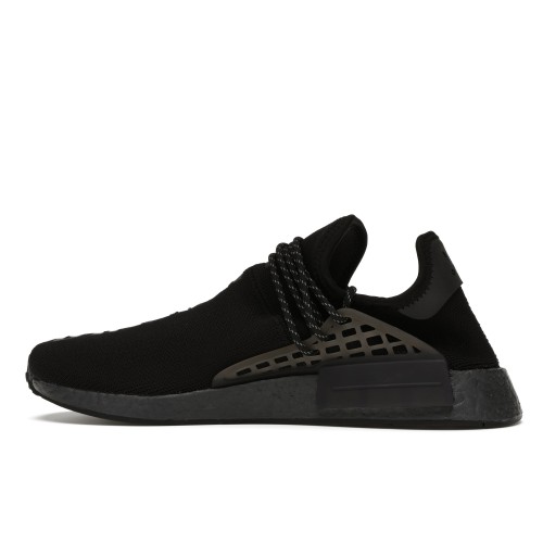 Кроссы adidas NMD Hu Pharrell Human Race Triple Black Pack - мужская сетка размеров