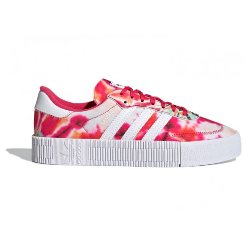 Кроссы adidas Sambarose Tie Dye Power Pink (W) - женская сетка размеров