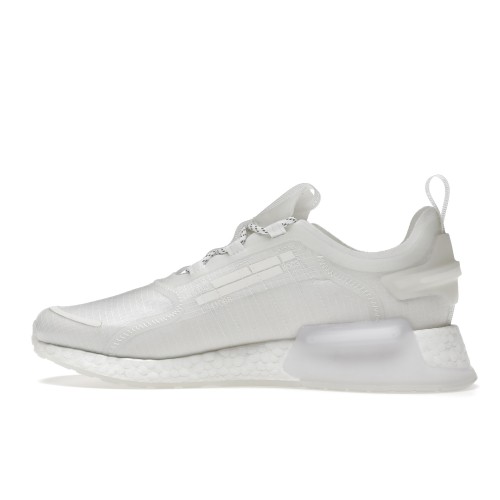 Кроссы adidas NMD V3 Triple White - мужская сетка размеров