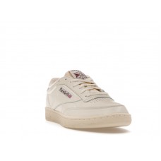 Reebok Club C 85 Chalk Alabaster Maroon