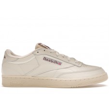 Reebok Club C 85 Chalk Alabaster Maroon