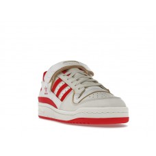 Женские adidas Forum 84 Low Off White Vivid Red Footwear White (W)
