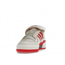 Женские adidas Forum 84 Low Off White Vivid Red Footwear White (W)