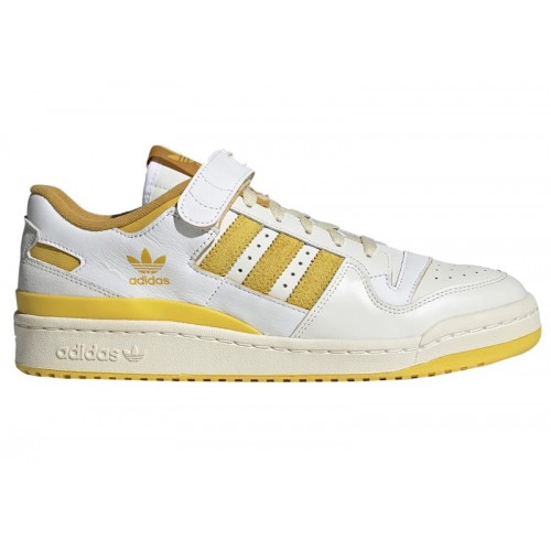Кроссы adidas Forum 84 Low Off White Hazy Yellow - мужская сетка размеров