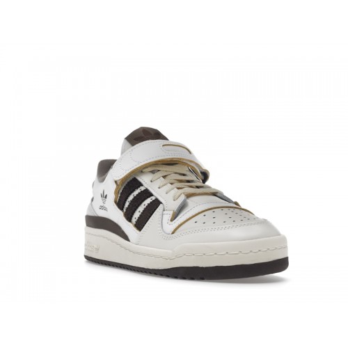 Кроссы adidas Forum 84 Low Off White Brown - мужская сетка размеров