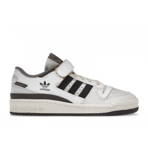 Кроссы adidas Forum 84 Low Off White Brown - мужская сетка размеров