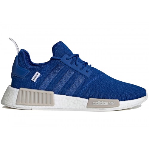 Кроссы adidas NMD R1 Royal Blue - мужская сетка размеров