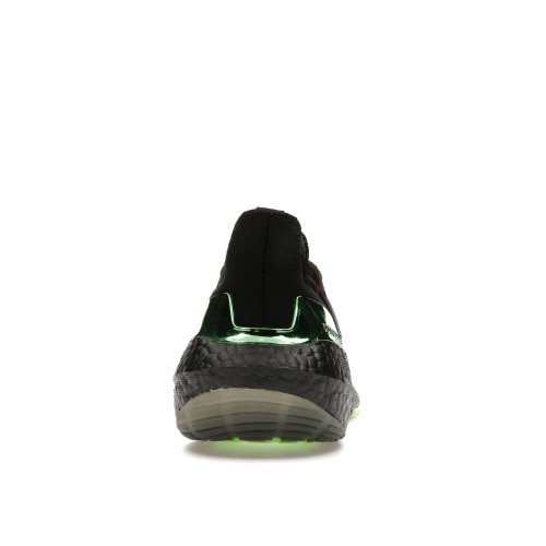 Кроссы adidas Ultra Boost 22 Black Iron Metallic Beam Green - мужская сетка размеров