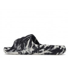 adidas Adilette 22 Slides Carbon Aluminum