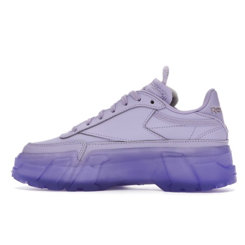 Кроссы Reebok Club C Cardi B Crisp Purple (W) - женская сетка размеров
