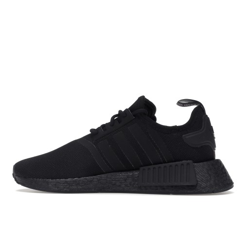 Кроссы adidas NMD R1 Primeblue Black Solar Pink (W) - женская сетка размеров