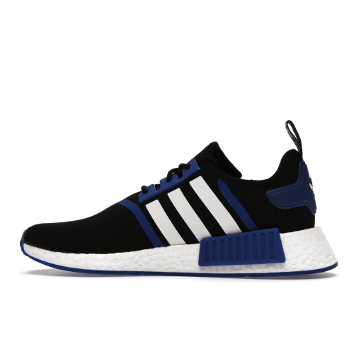 Кроссы adidas NMD R1 Primeblue Core Black Royal - мужская сетка размеров