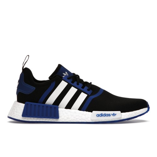 Кроссы adidas NMD R1 Primeblue Core Black Royal - мужская сетка размеров