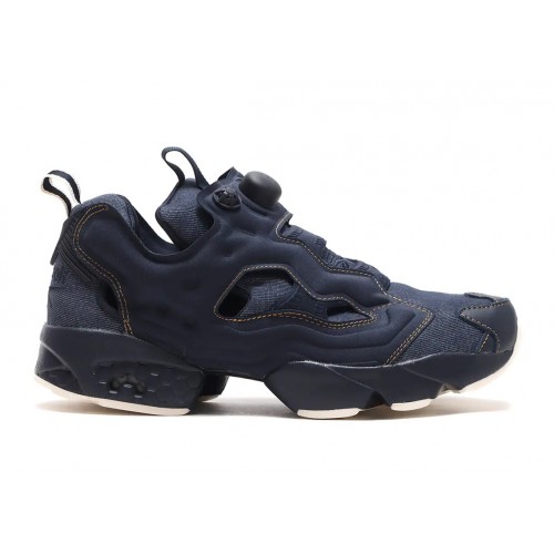 Кроссы Reebok Instapump Fury Denim Night Navy - мужская сетка размеров