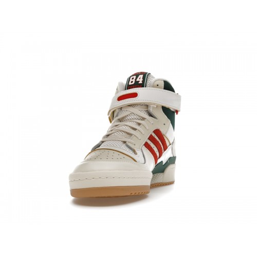 Кроссы adidas Forum 84 High Collegiate Green Red - мужская сетка размеров