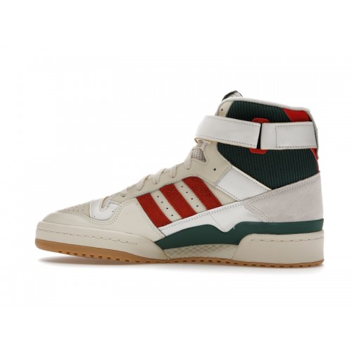 Кроссы adidas Forum 84 High Collegiate Green Red - мужская сетка размеров