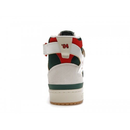 Кроссы adidas Forum 84 High Collegiate Green Red - мужская сетка размеров