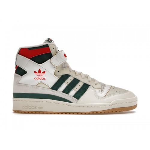 Кроссы adidas Forum 84 High Collegiate Green Red - мужская сетка размеров