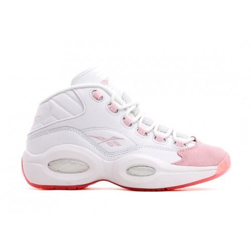 Кроссы Reebok Question Mid Pink Toe (GS) - подростковая сетка размеров
