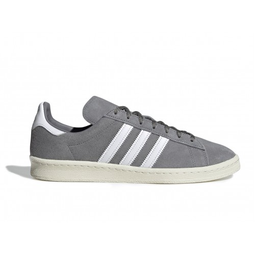 Кроссы adidas Campus 80s Grey Cloud White - мужская сетка размеров