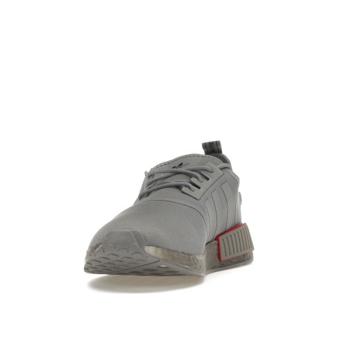 Кроссы adidas NMD R1 Grey Three Grey Boost - мужская сетка размеров