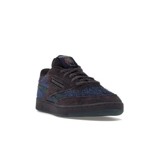 Кроссы Reebok Club C Revenge Brain Dead Purple Abyss - мужская сетка размеров