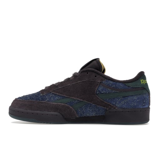 Кроссы Reebok Club C Revenge Brain Dead Purple Abyss - мужская сетка размеров