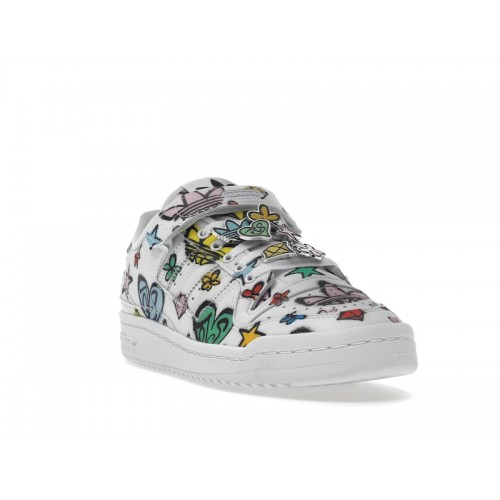 Кроссы adidas Forum 84 Low Jeremy Scott Monogram Graffiti - мужская сетка размеров