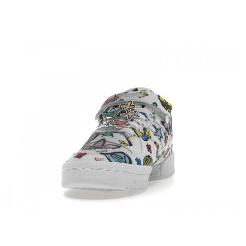 Кроссы adidas Forum 84 Low Jeremy Scott Monogram Graffiti - мужская сетка размеров