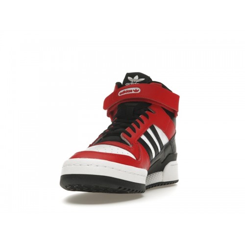 Кроссы adidas Forum Mid Better Scarlet Cloud White Core Black - мужская сетка размеров