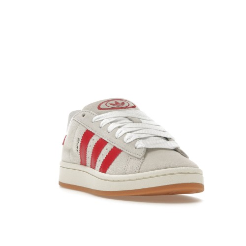 Кроссы adidas Campus 00s Crystal White Better Scarlet (W) - женская сетка размеров