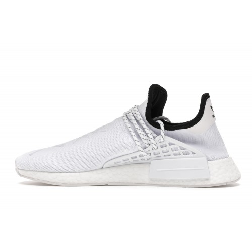 Кроссы adidas NMD Hu Pharrell Extra Eye White - мужская сетка размеров