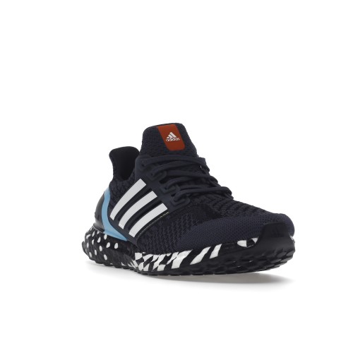 Кроссы adidas Ultra Boost 5.0 DNA Navy Black White Patterned Midsole - мужская сетка размеров