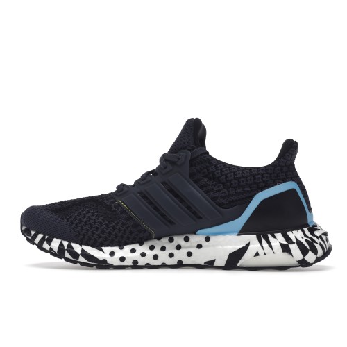 Кроссы adidas Ultra Boost 5.0 DNA Navy Black White Patterned Midsole - мужская сетка размеров