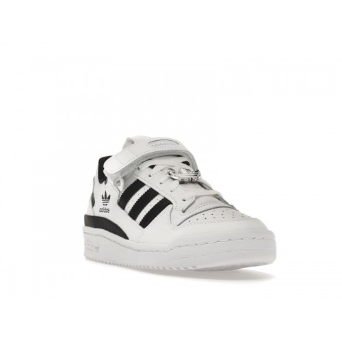 Кроссы adidas Forum Low Cloud White Core Black (W) - женская сетка размеров