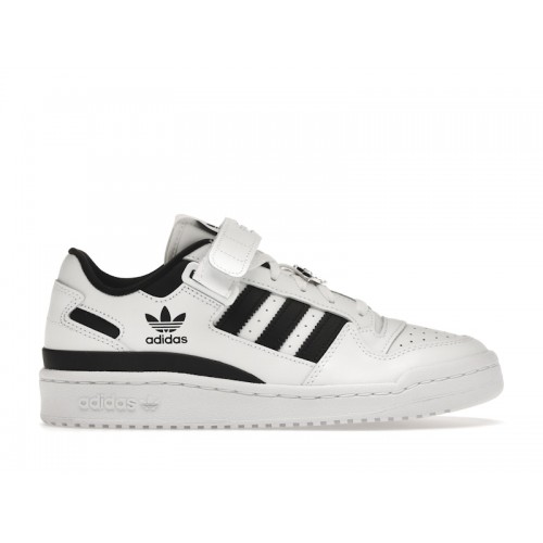 Кроссы adidas Forum Low Cloud White Core Black (W) - женская сетка размеров