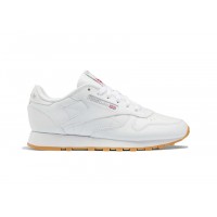 Женские кроссовки Reebok Classic Leather White Pure Grey Gum (W)