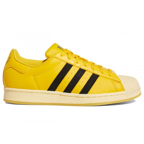 Кроссы adidas Superstar Bold Gold Easy Yellow - мужская сетка размеров