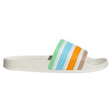 adidas Adilette Slides Bliss Blue Cloud White Off White